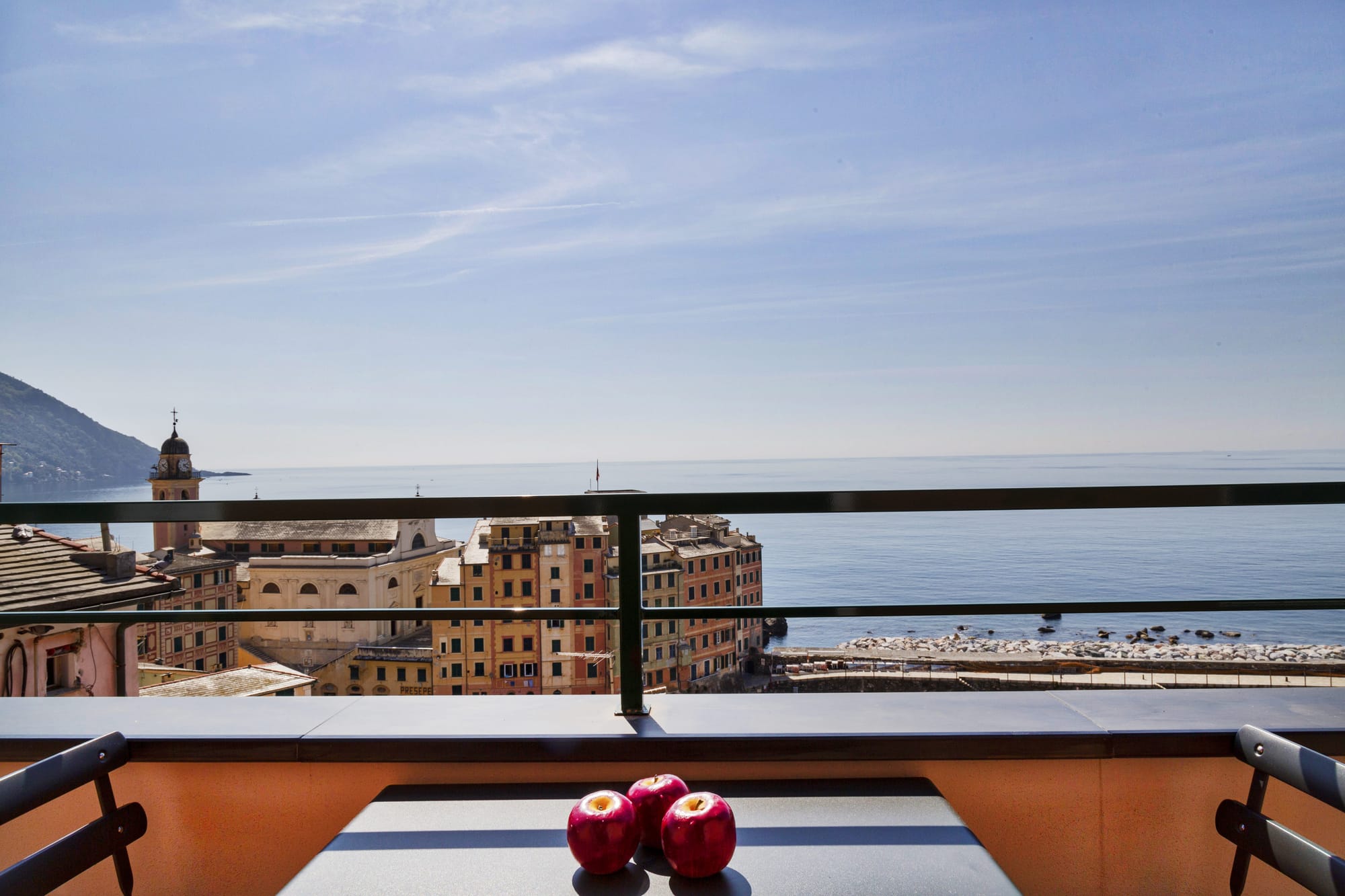 On the rooftops of Camogli